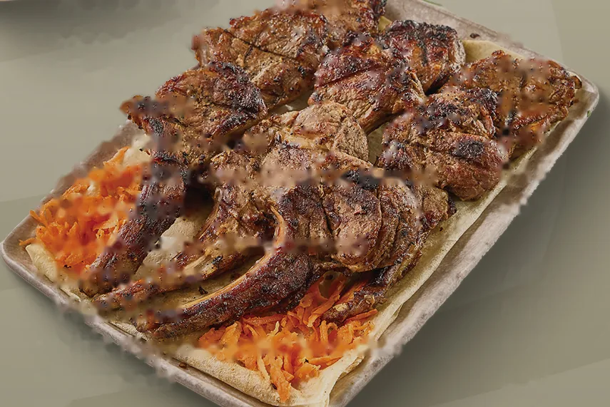 صورة من قسم المشويات في المنيو